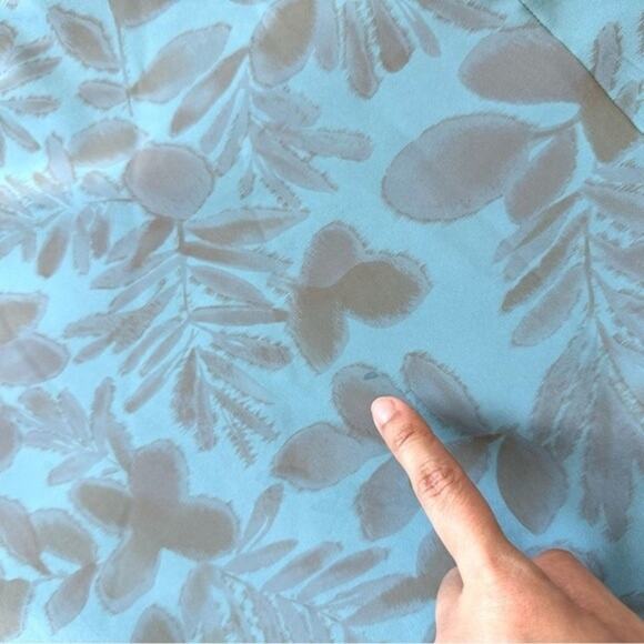 Armani Exchange 100% Silk Floral Midi Dress Size 0 - Picture 3 of 3